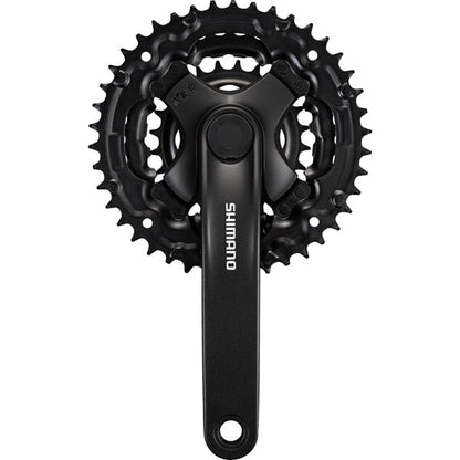 Shimano FC-TY301 chainset 42 / 34 / 24, 6/7/8-speed, 150 mm, with chainguard, black