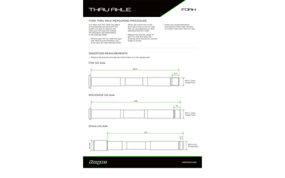 Hope Thru Axle - Front - Ohlins - Black