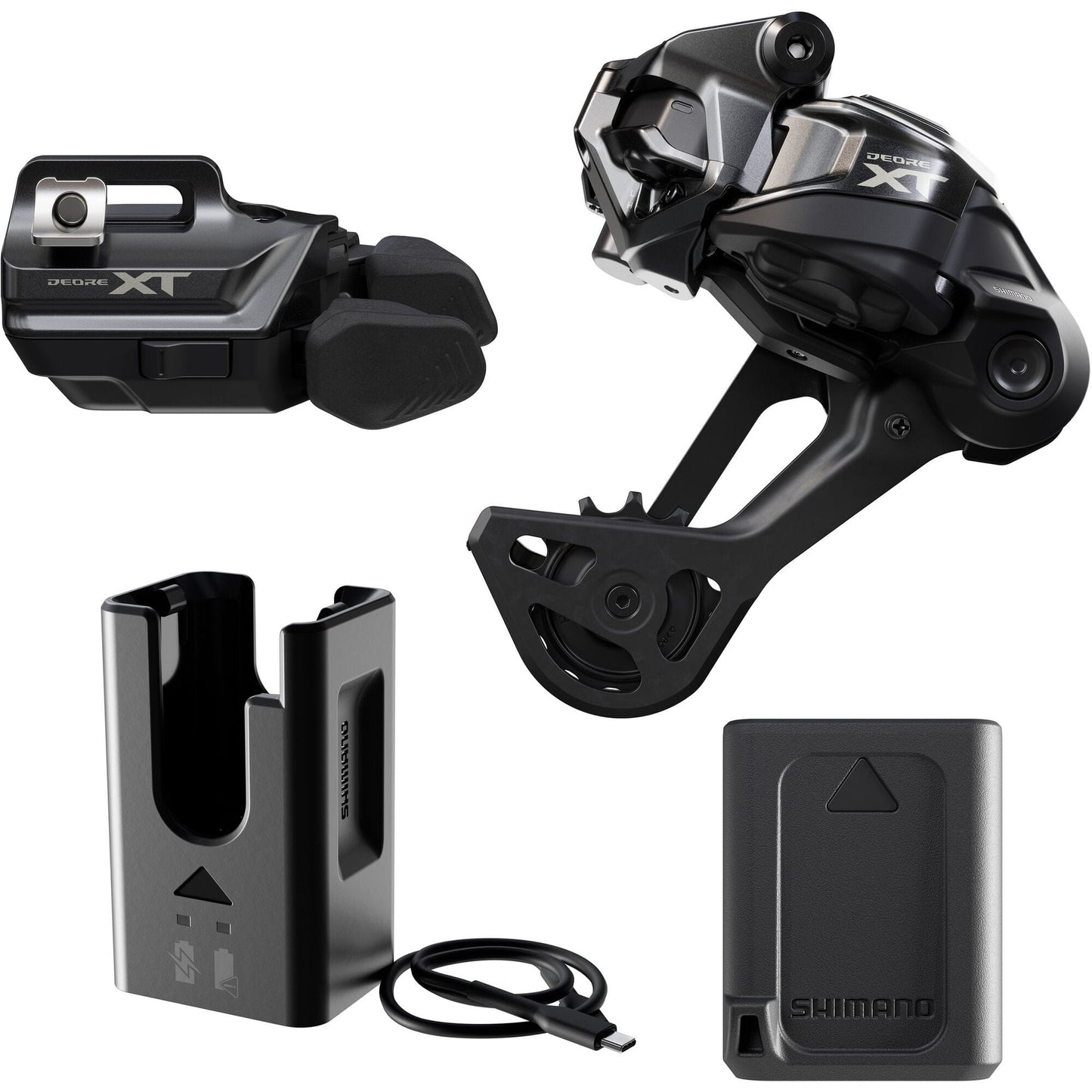 Shimano XT M8250 Di2 upgrade, SW-M8250 Band On, BT-DN320, EC-DN100, SM-CN910, SGS mech