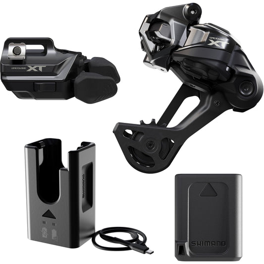 Shimano XT M8250 Di2 upgrade, SW-M8250 Band On, BT-DN320, EC-DN100, SM-CN910, SGS mech