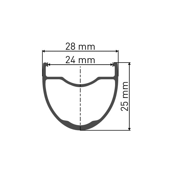 DT Swiss GR 531 DB SBWT 32 hole Presta-drilled disc brake black - 29" / 700c