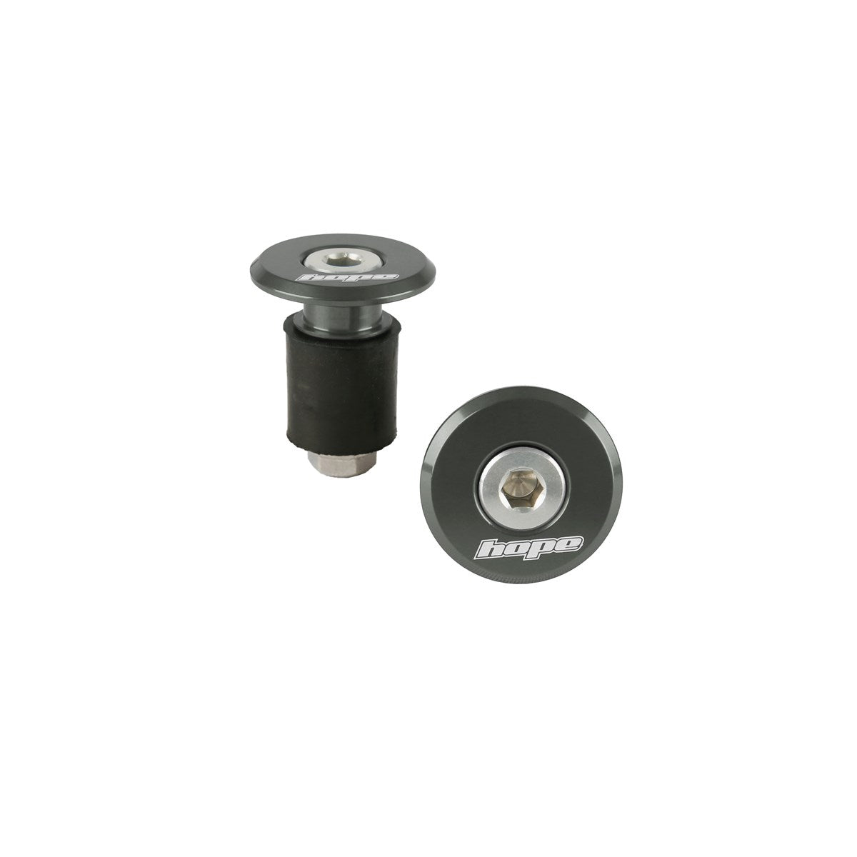 Hope Grip Doctor Bar Ends Pair - Smoke