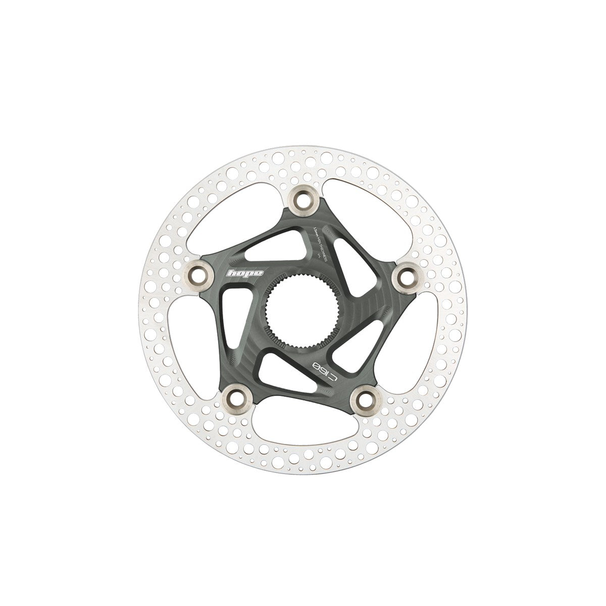 Hope RX Centre Lock Disc - 160mm - Smoke