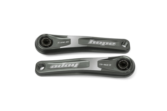 Hope E-Bike Crankset - Standard Offset - Smoke