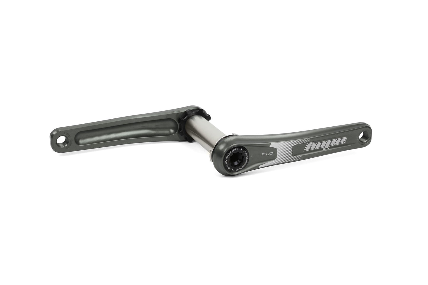 Hope EVO Crankset No Spider - 68/73mm - Smoke
