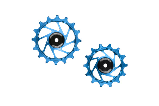 Hope 16/14T Jockey Wheels - Pair - Blue