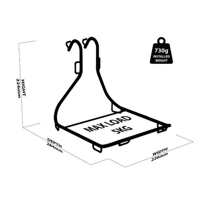 Jack The Bike Rack - Front Rack (Silver/Yellow)