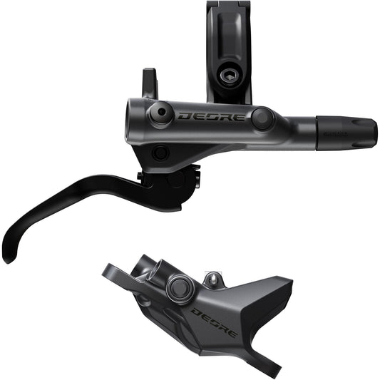 Shimano BR-M6200 Deore front 2 pot bled brake lever/post mount calliper, 1000 mm hose
