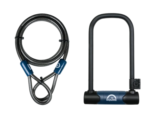 Squire Matterhorn 230/10C D-Lock and Cable Kit Bike Lock - Security Rating 10