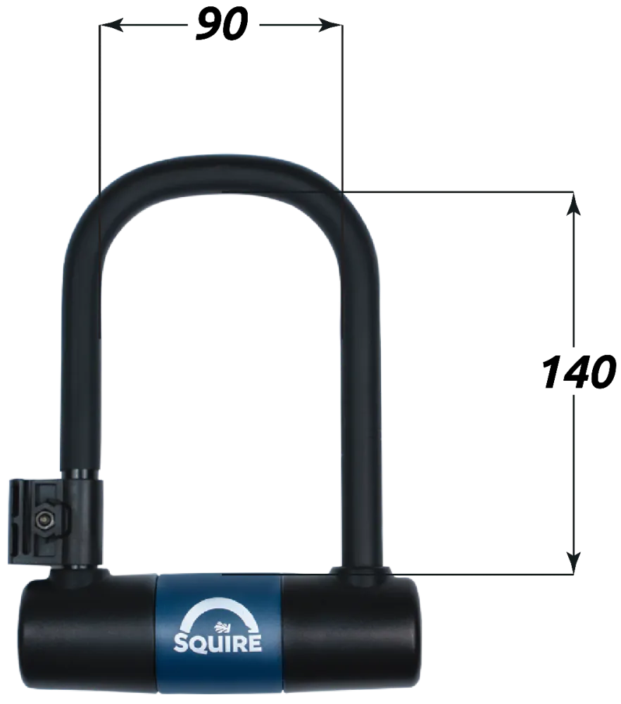 Squire Matterhorn Compact 10c D-Lock and Cable Kit  Bike Lock - Security Rating 10