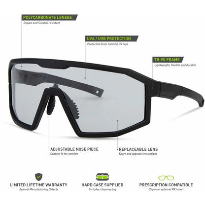 Madison Enigma Glasses - matt black / clear