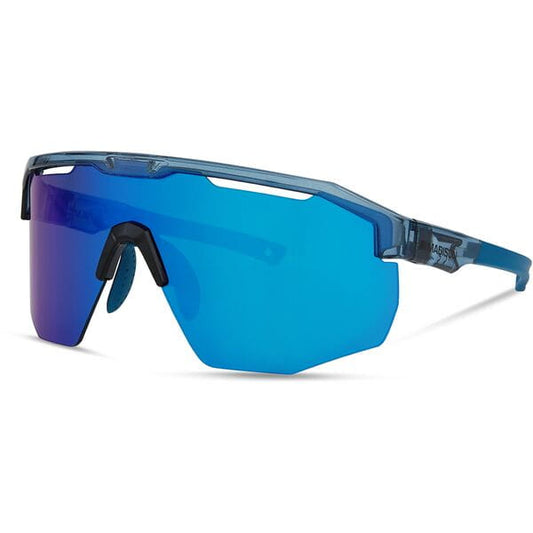 Madison Cipher Glasses - 3 pack - crystal gloss blue / blue mirror / amber and clear lens