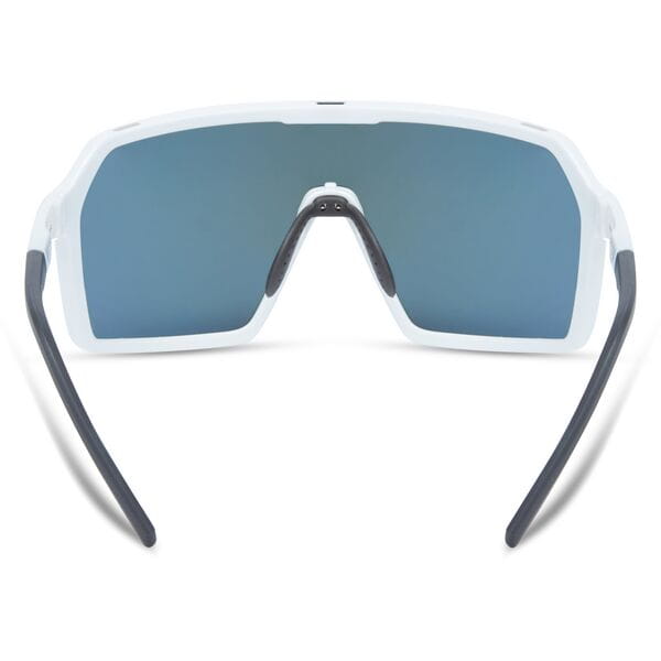 Madison Crypto Sunglasses - 3 pack - gloss white / blue mirror / amber and clear lens