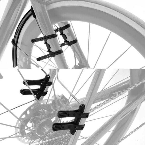 M PART QDR Quick Detach Road mudguards - 700 x 46mm - black