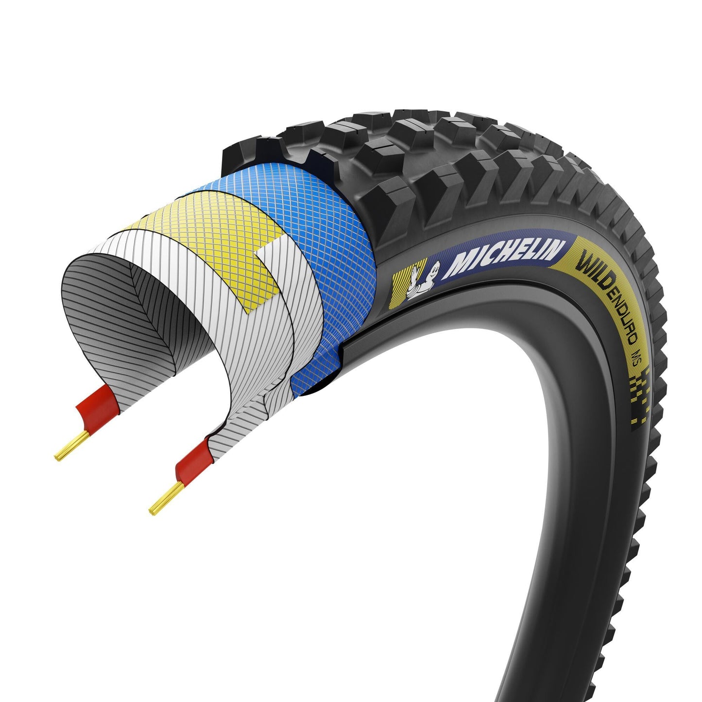 Michelin Wild Enduro MS Racing Line Tyre Blue/Yellow 27.5 x 2.40" (61-584)