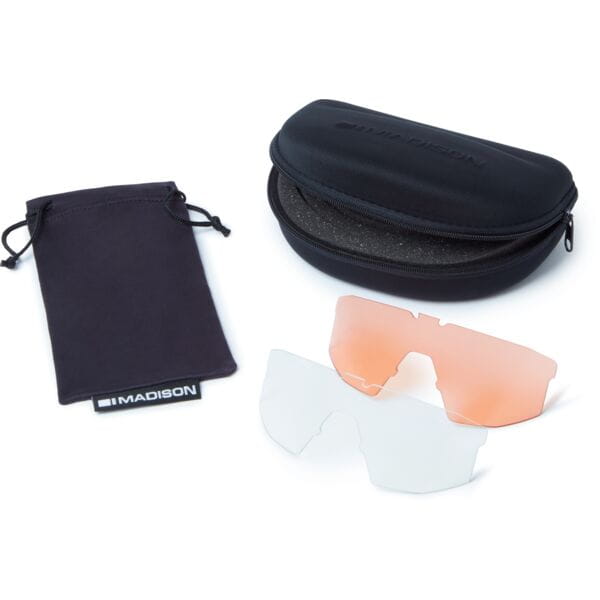 Madison Cipher Glasses - 3 pack - gloss black / bronze mirror / amber and clear lens