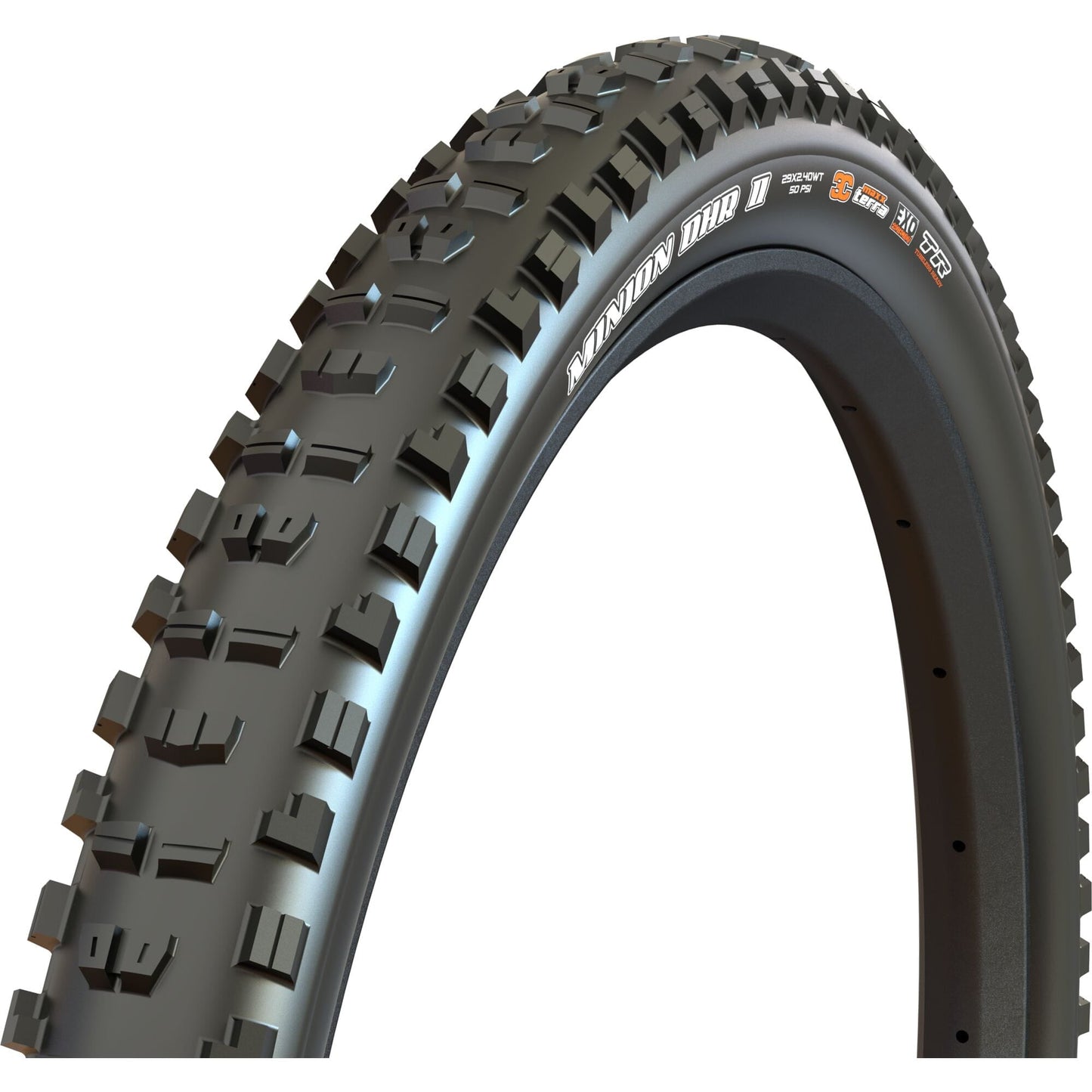 Maxxis Minion DHR II Downhill 27.5 x 2.40WT 60x2 TPI Folding 3C MaxxGrip Tubeless Tyre