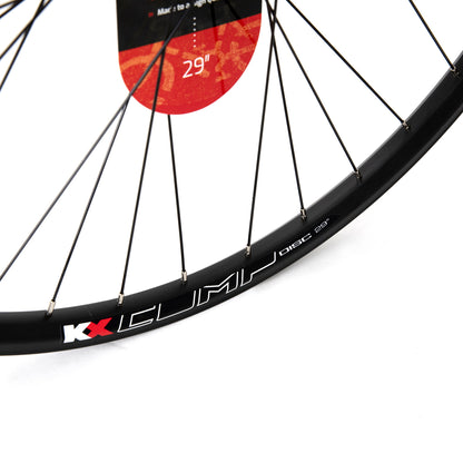 KX Wheels MTB 29" 29er Doublewall Q/R Wheel Disc Brake - Black (Front)