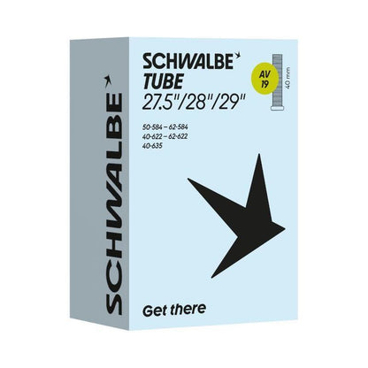 SCHWALBE TUBE AV19 (27.5"/28"/29") for 1.90/2.35" (40mm Schrader Valve)