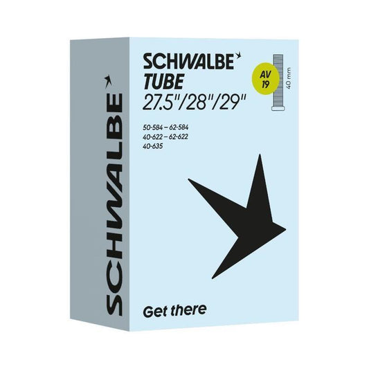 SCHWALBE TUBE AV19 (27.5"/28"/29") for 1.90/2.35" (40mm Schrader Valve)