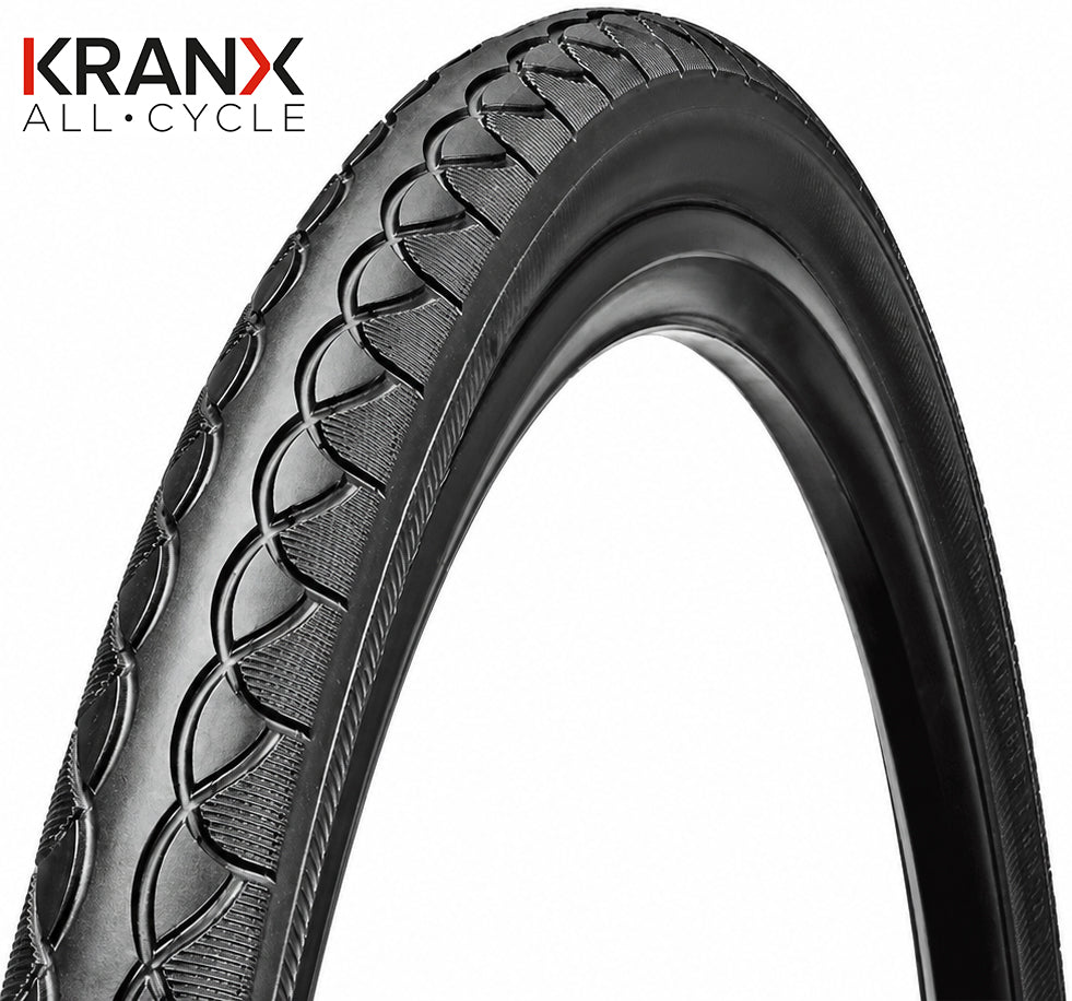 KranX Rapide Hybrid 700C Tyre in Black (Wired) -  700 x 38mm
