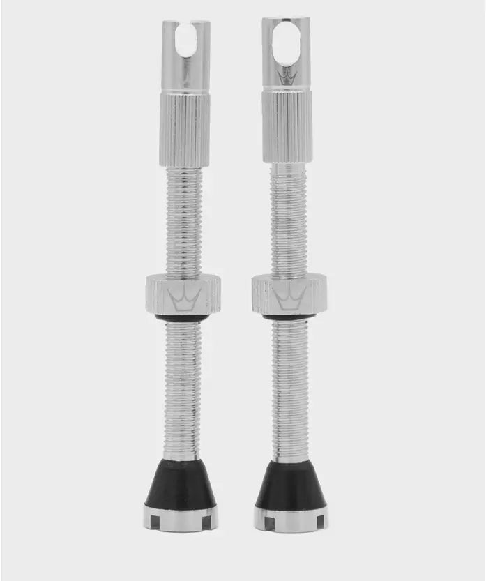 Peatys x Chris King MK2 Tubeless Valves - 60mm - Silver