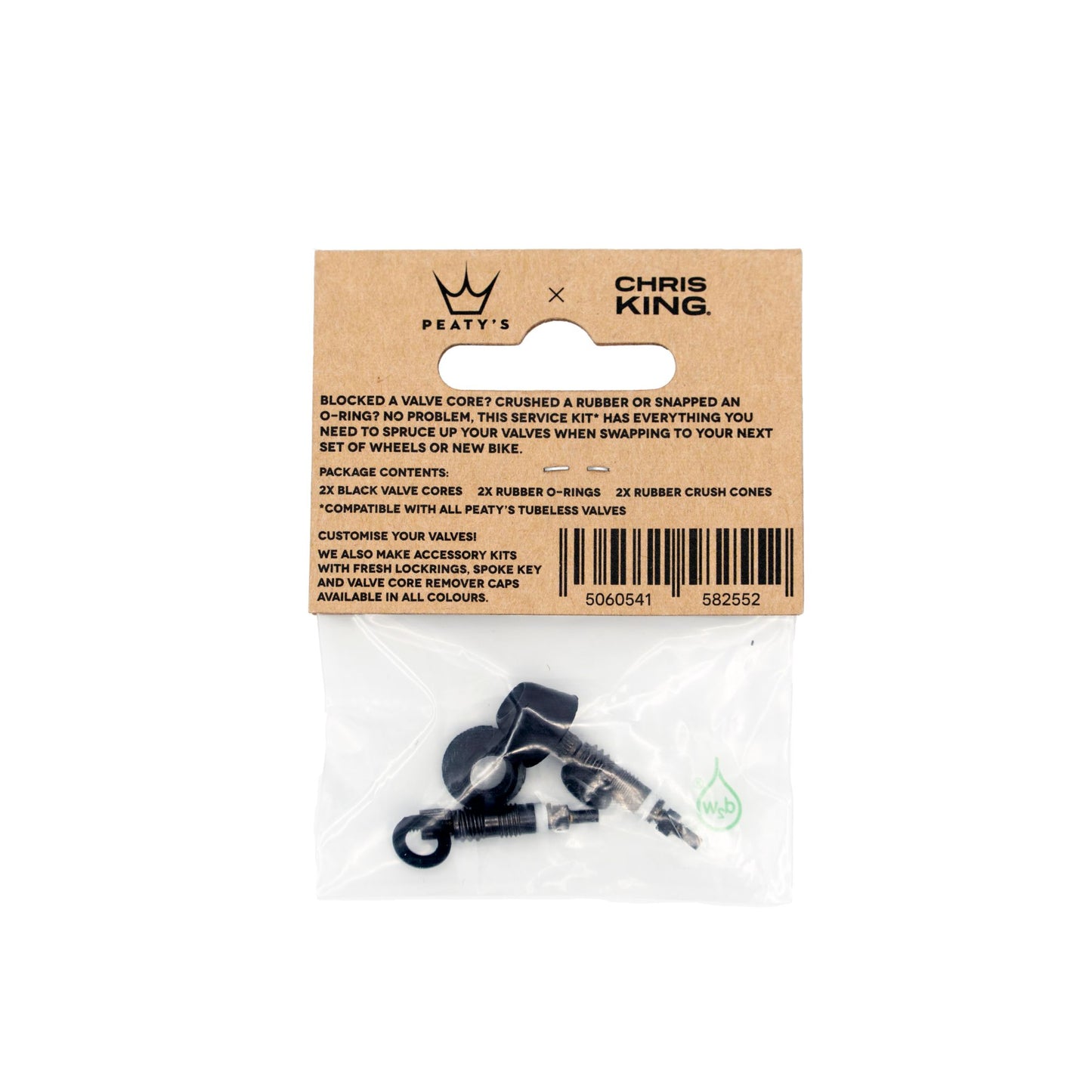 Peaty's x Chris King Tubeless Valve Service Kit