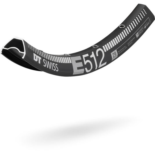 DT Swiss E 512 Sleeve-joined disc-specific 32 hole Presta-drilled black - 27.5 Inch