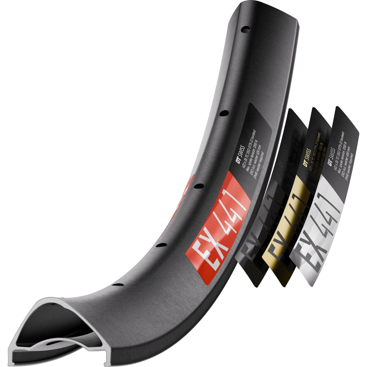 DT Swiss EX 441 SBWT disc-specific 32 hole Presta-drilled black - 29"