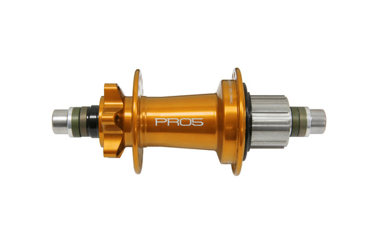 Hope Pro 5 Rear Trials/SS 32H - 135 x 10mm Bolted - Orange