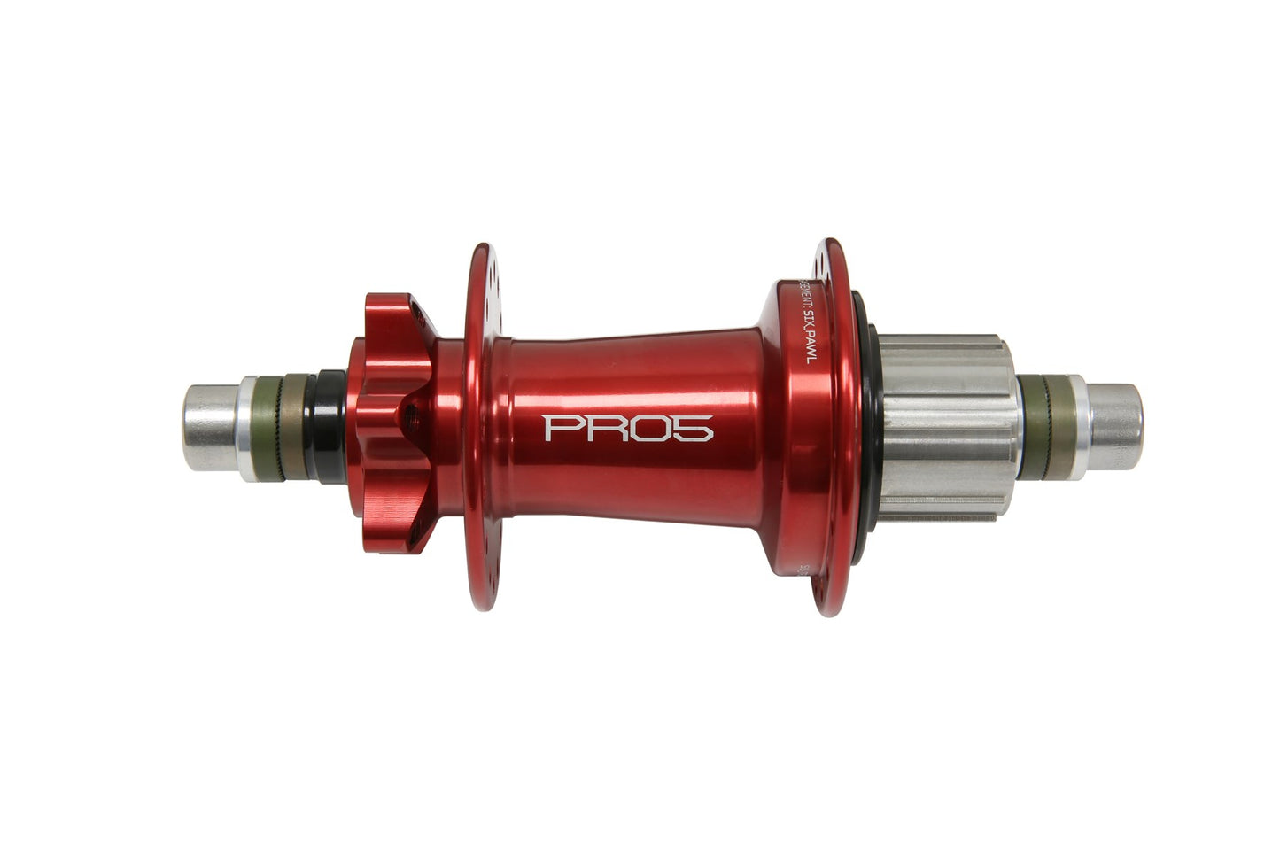 Hope Pro 5 Rear Trials/SS 32H - 135 x 10mm Bolted - Red