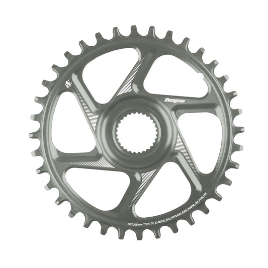 Hope R22 E-Bike Spiderless Retainer Ring - Bosch Gen 4 55mm Wide - Smoke
