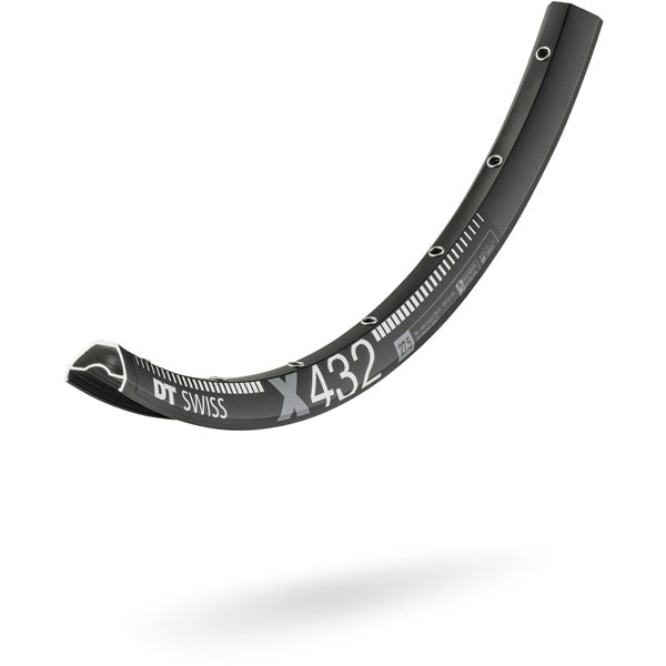 DT Swiss X 432 Sleeve-joined 32 hole Presta-drilled black - 29"