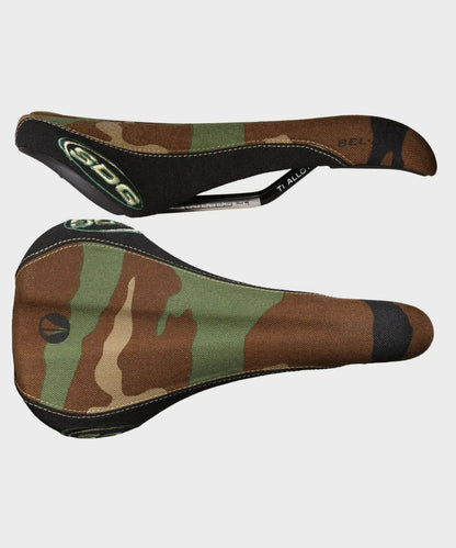 SDG Bel Air Ti-Alloy Saddle - Army Camo