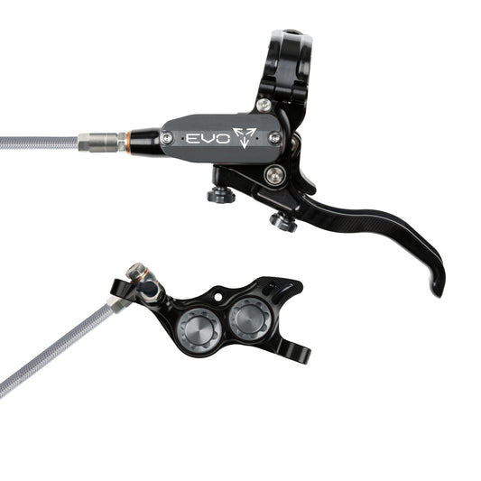 Hope Tech 4 EVO TR4 Brake - Black/Smoke - Braided Hose - No Rotor