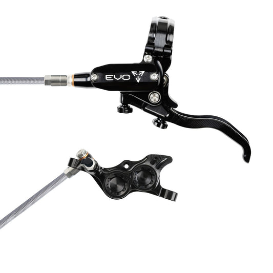 Hope Tech 4 EVO TR4 Brake - Black/Black - Braided Hose - No Rotor