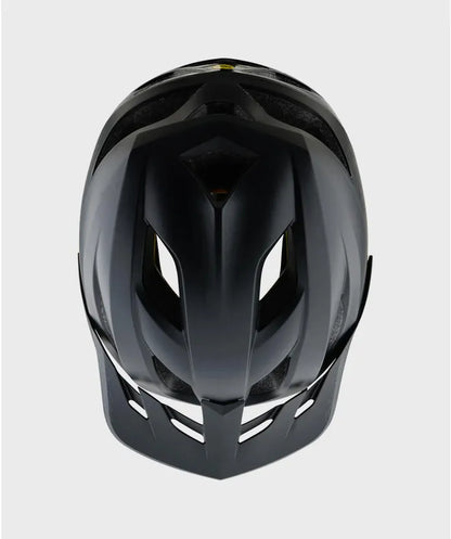 Troy Lee Designs Youth Flowline Point Helmet - Point Black / Charcoal