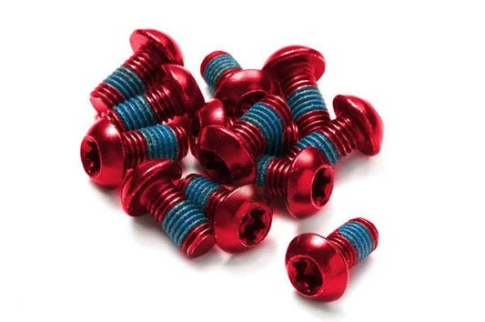 REVERSE Disc Rotor Bolt Set - 12 pcs - RED