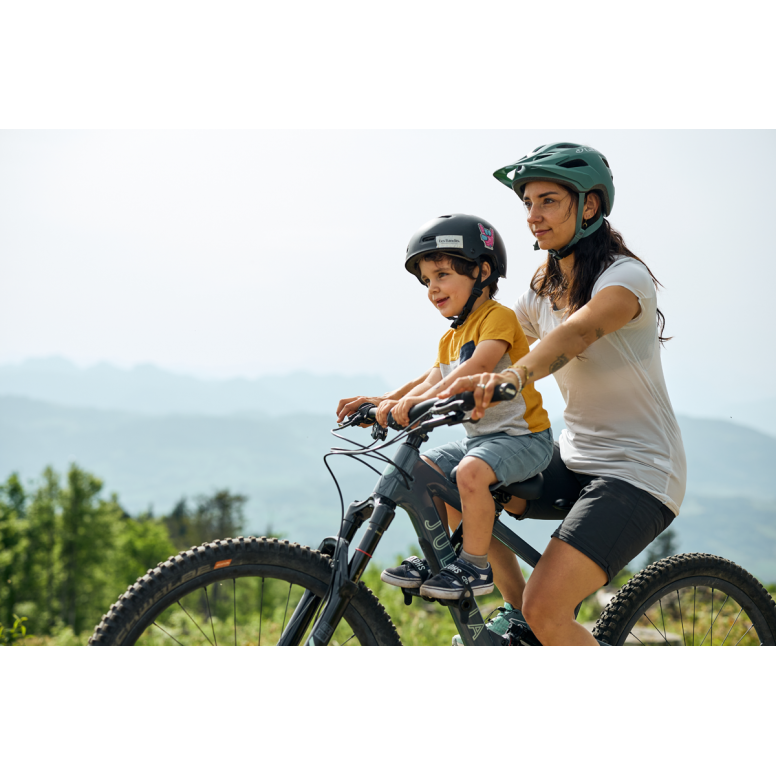 Kids Ride Shotgun 2-5yr Old Child Front Mounted MTB Seat - Black