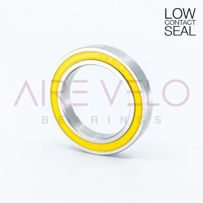 Airevelo - 6805N-2RS-HC-LC Hybrid Ceramic Low Contact Bearing - 25 x 37 x 6mm
