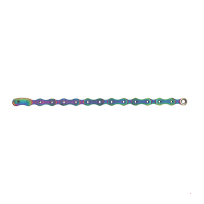 SRAM CHAIN PC XX1 EAGLE HOLLOWPIN 126 LINKS POWERLOCK FLOWLINK 12 SPEED - RAINBOW
