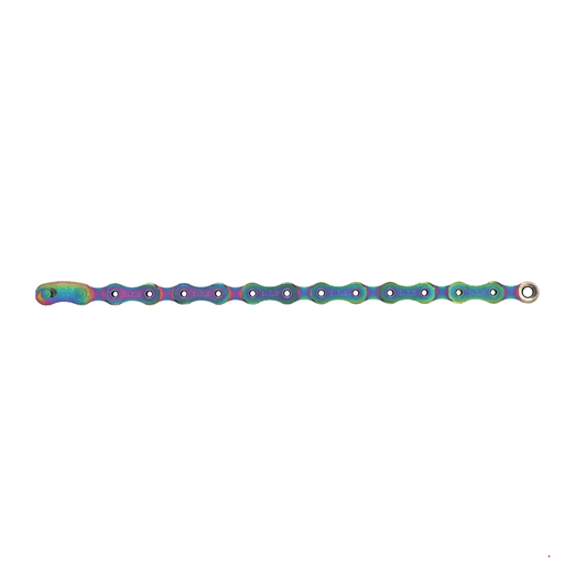 SRAM CHAIN PC XX1 EAGLE HOLLOWPIN 126 LINKS POWERLOCK FLOWLINK 12 SPEED - RAINBOW