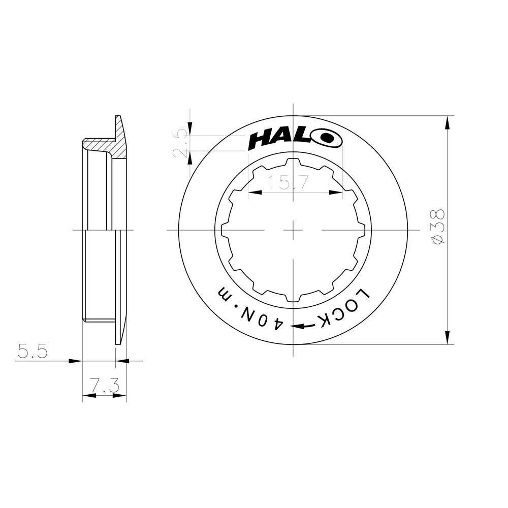 Halo HG Cassette Lockring
