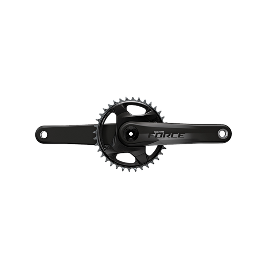 SRAM CRANKSET FORCE 1X D1 DUB MATTE BLACK (BB NOT INCLUDED)
