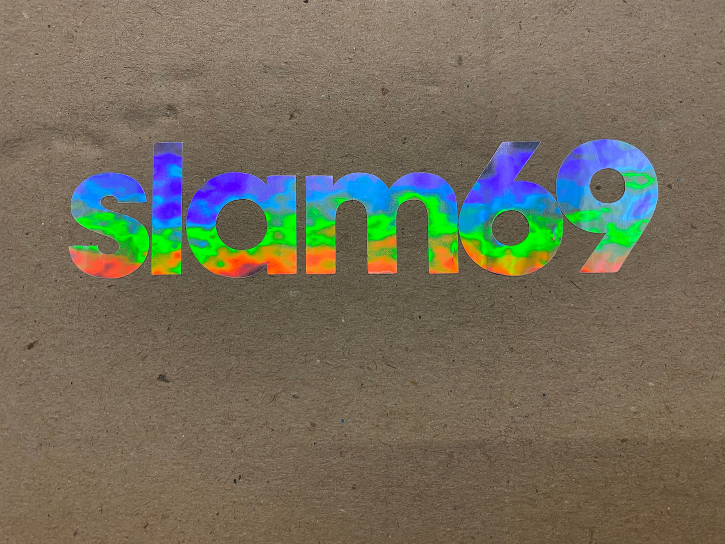 Slam69 Classic Sticker - Oil Slick (Limited Edition)