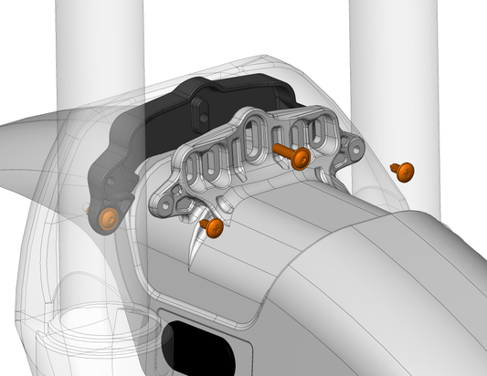 Mudhugger DVO BOLT-ON Adapter Kit For EVO Mudhuggers