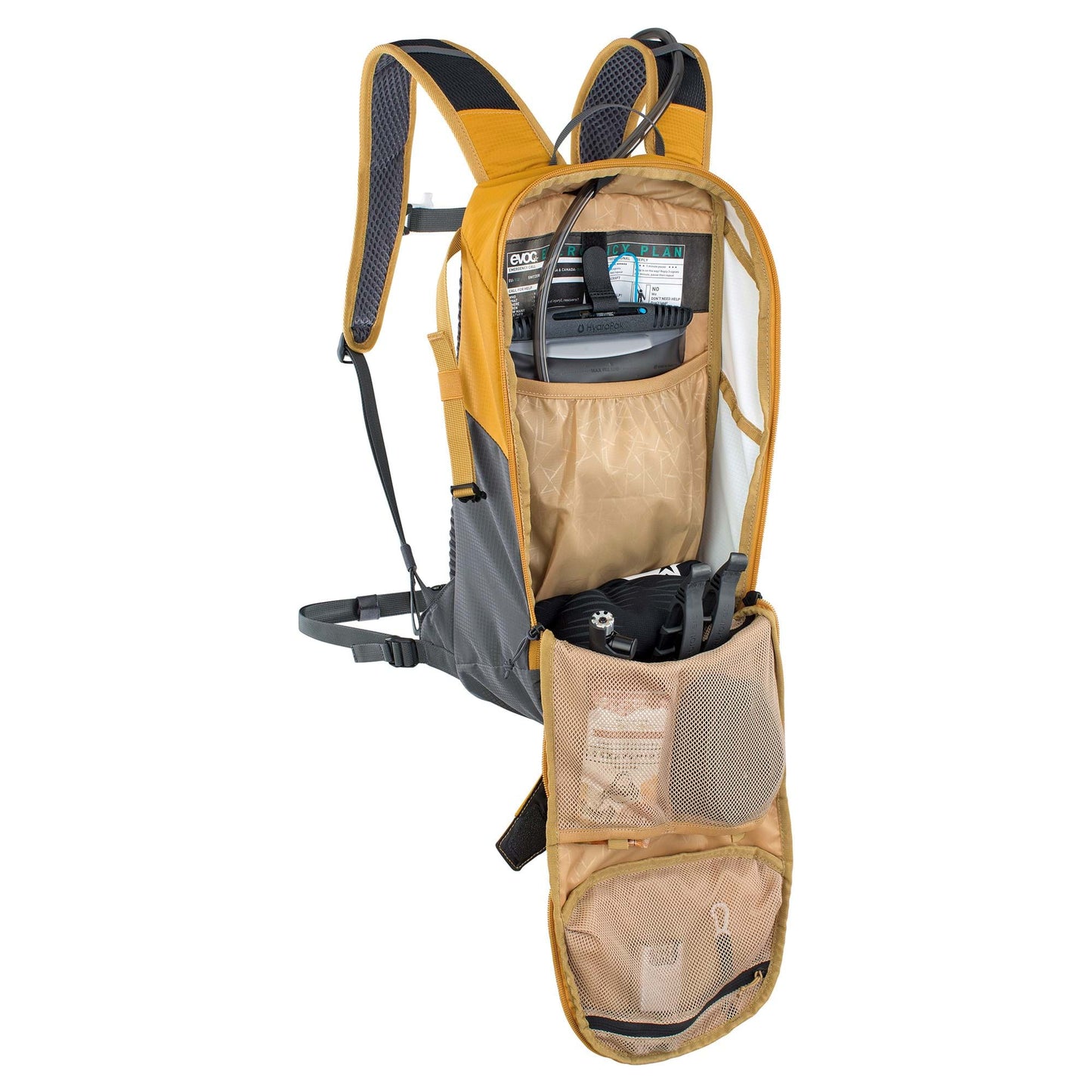 EVOC RIDE PERFORMANCE BACKPACK 8L - LOAM/CARBON GREY