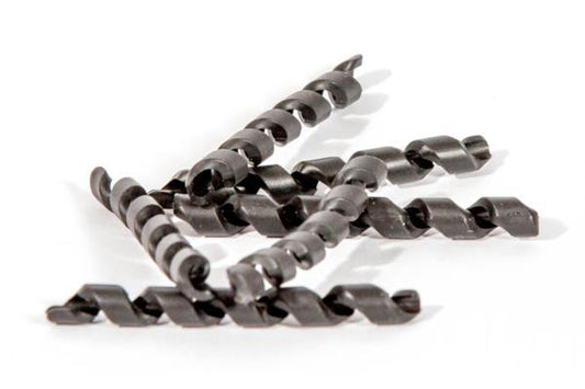FIBRAX SPIRAL SILICONE FRAME PROTECTORS - BLACK (SINGLE)