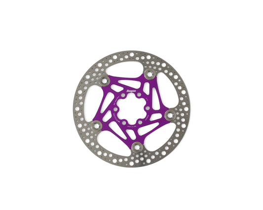 Hope Road Floating Disc - 160mm 6 Bolt - Purple