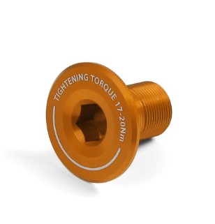 Hope Crankset Shaft End Cap - Orange